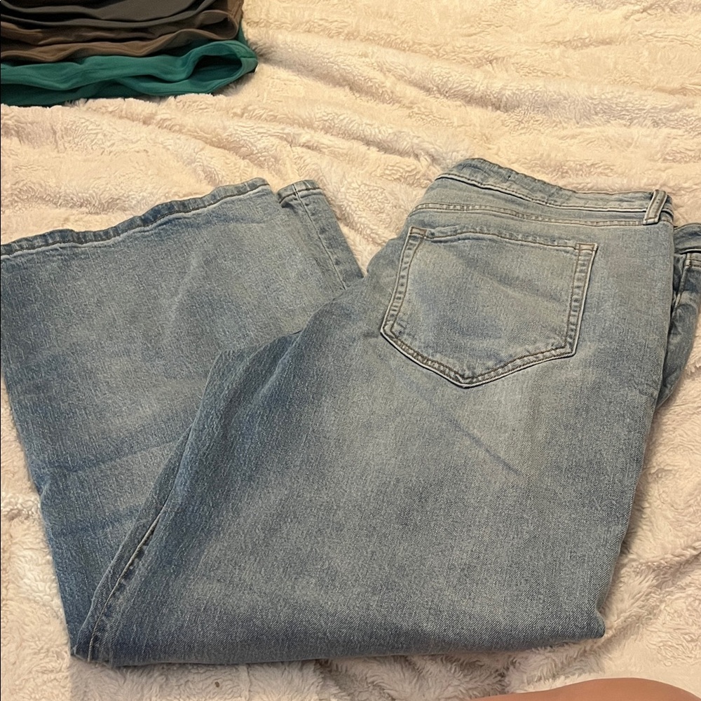 Wild Fable Light Blue Flare & Wide Leg Jeans